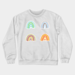 Boho rainbow Crewneck Sweatshirt